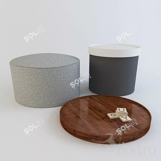 CozyCloud - Pouf 3D model image 1