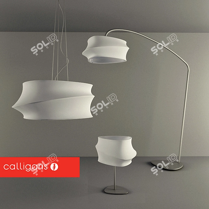 Elegant Calligaris Lighting Collection 3D model image 1