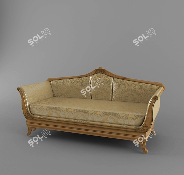 Comfort Plus Sofa 3D model image 1