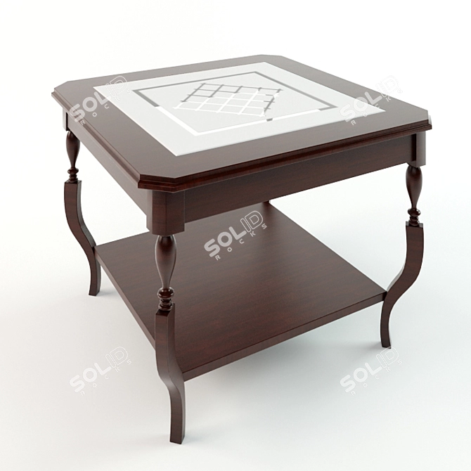 Utah Alt: Stylish Coffee Table 3D model image 1