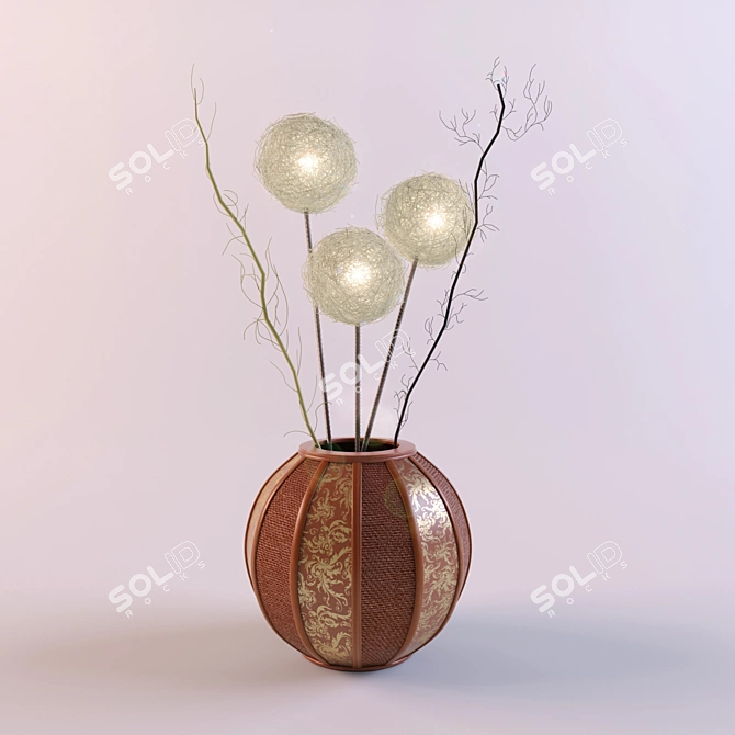 Minimalist Floor Lamp 3D model image 1