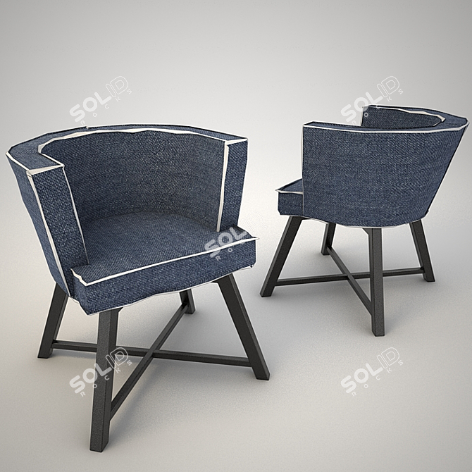 ErgoRelax Chair: Ultimate Comfort 3D model image 1