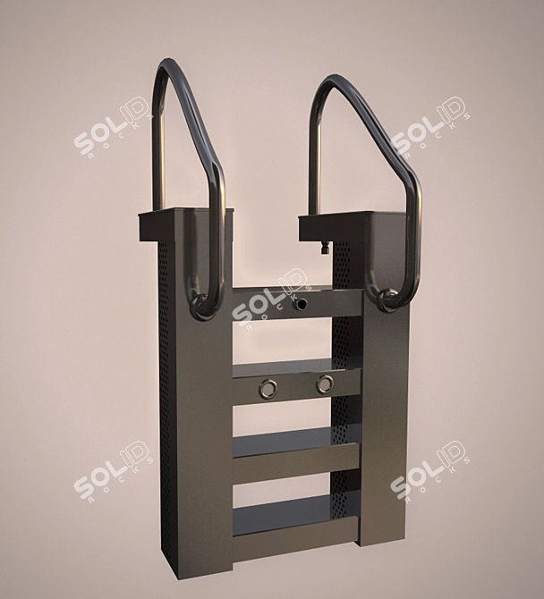 EasyClimb Pool Ladder 3D model image 1