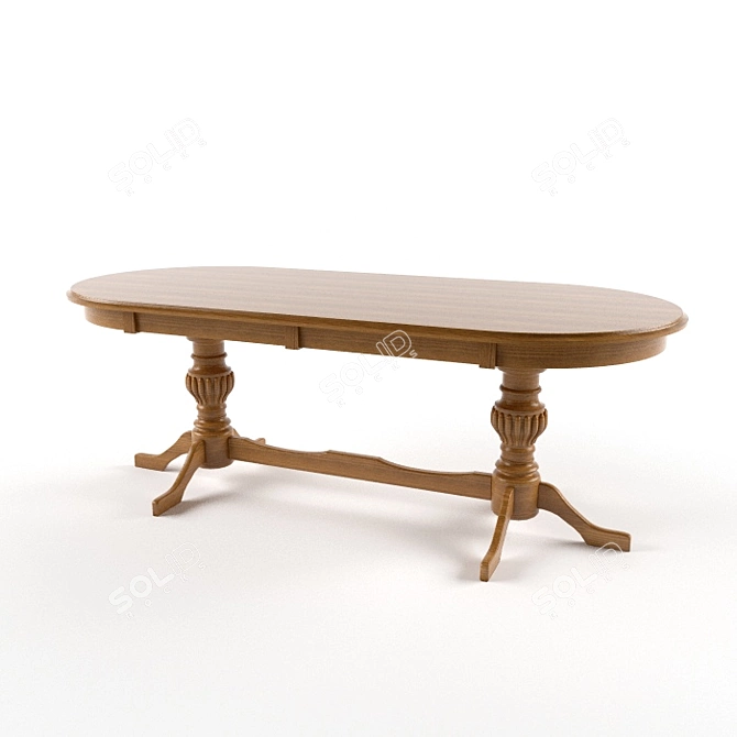 Modern Malaysian Made Table 3D model image 1