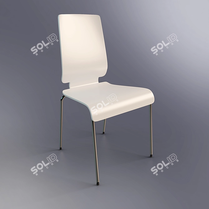 Modern Gilbert Chair 3D model image 1