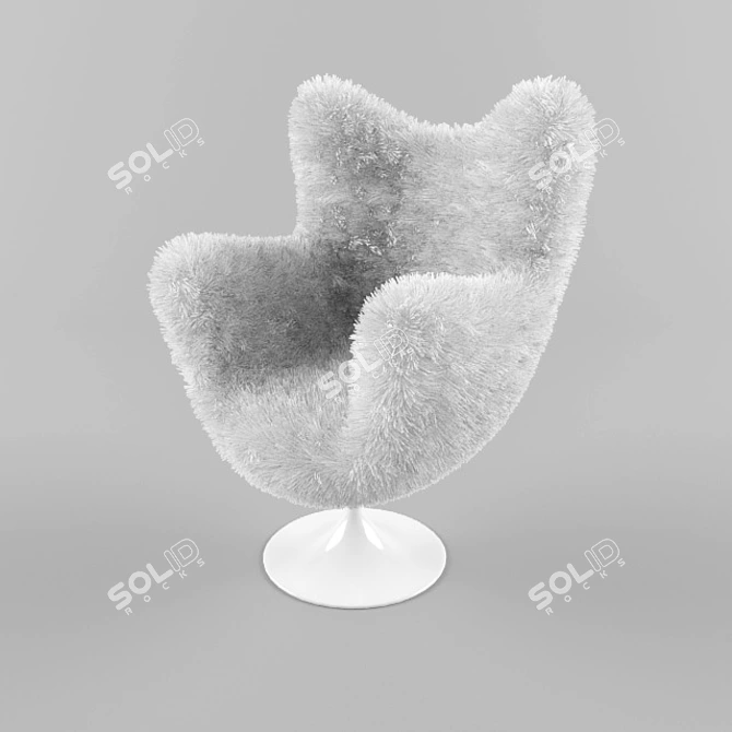 Cozy Kids Chair 3D model image 1