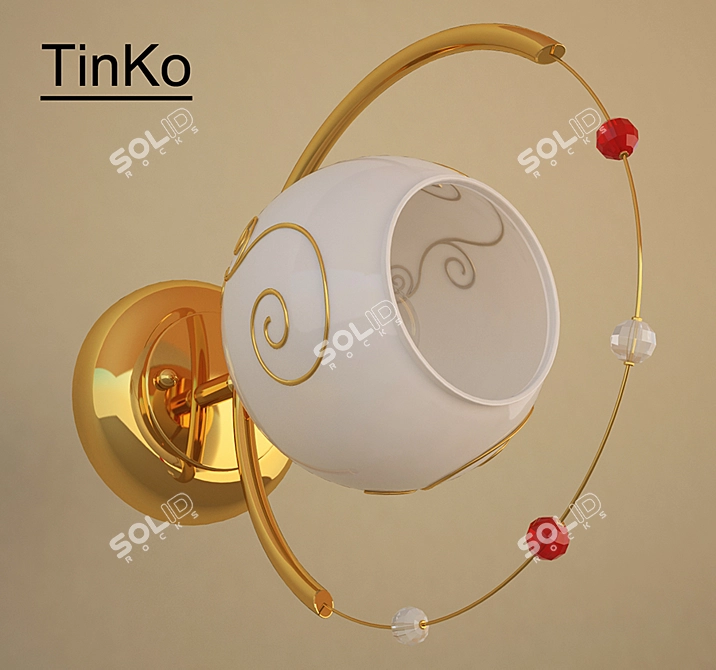 TinKo Modern Wall Sconce 3D model image 1