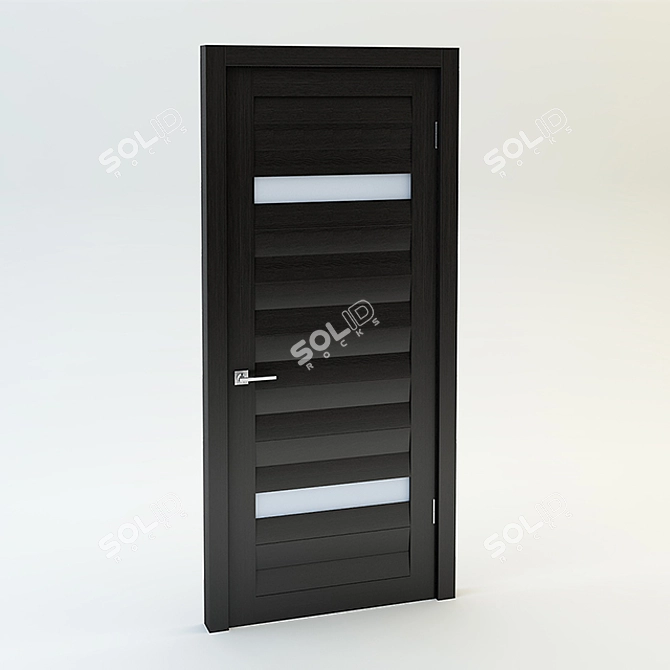 Elegant Venge Door: Dolce Porte Persiana 3D model image 1