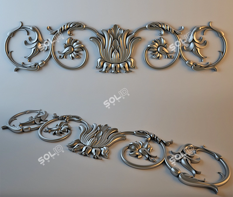 CNC Decor Center: Precision Crafting 3D model image 1