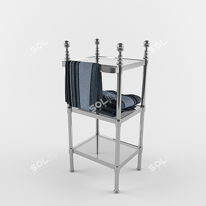 Bathroom Shelf Organizer 3D model image 1