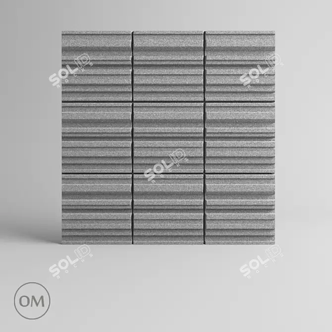 OM Acoustic Panel by OFFECCT - Soundwave Solution 3D model image 1