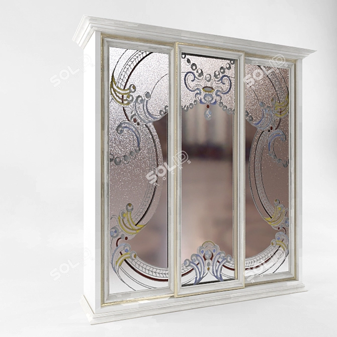 Stained Glass Cabinet: Bonarty 3D model image 1