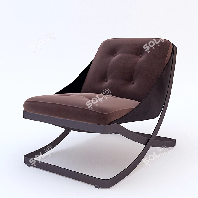 Nube Rest: Comfort in an Armchair! 3D model image 1