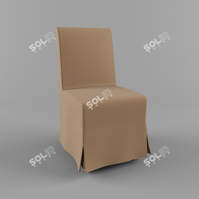 Classic Camilla Chair 3D model image 1