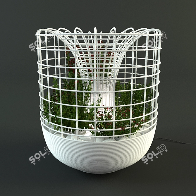 Vibrant Heather Decor 3D model image 1