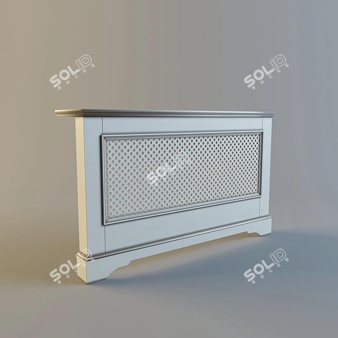 Sleek Grille Upgrade 3D model image 1