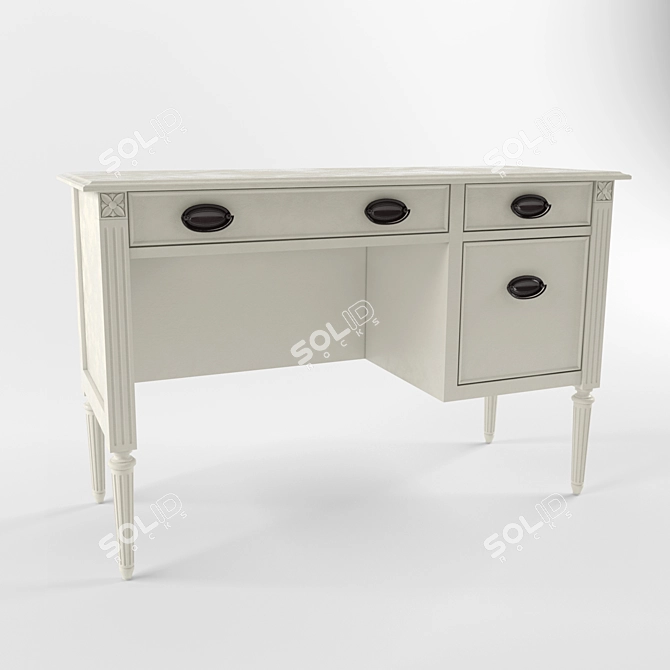 Minimalistic Emelia Desk 3D model image 1