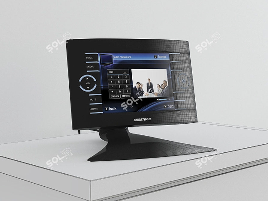 Premium Touchpad: Crestron TPS-6X 3D model image 1