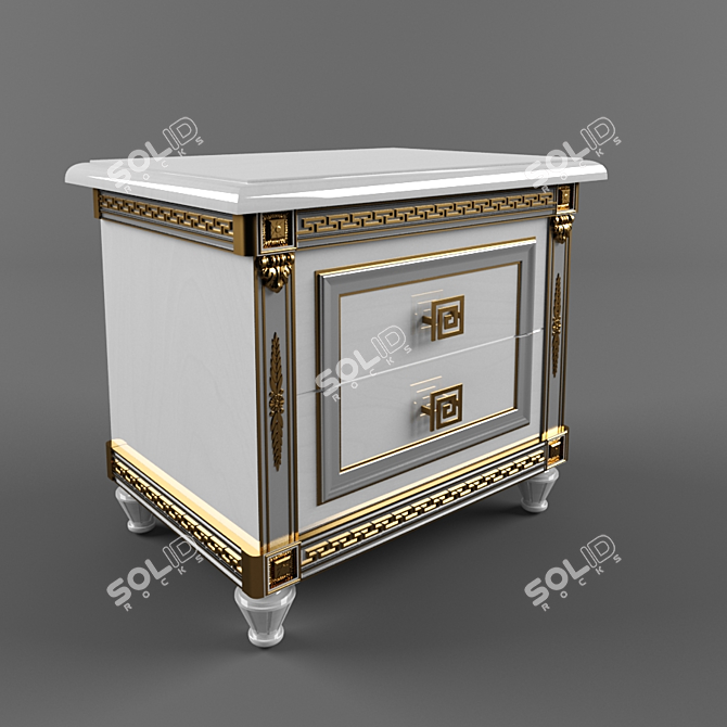 Arredo Classic Liberty Bedside 3D model image 1