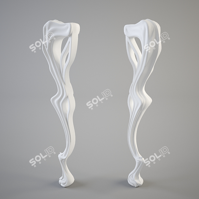 Custom Balustrade Model 3D model image 1