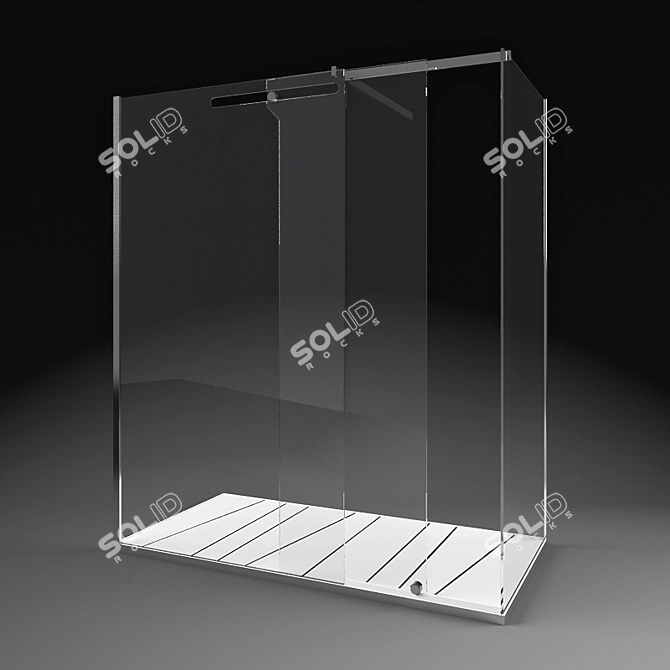Luxurious Antonio Luppi Shower 3D model image 1