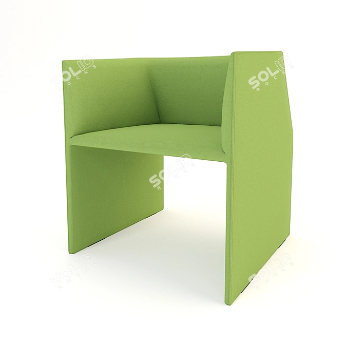 Minimalist Tecno Chair 3D model image 1