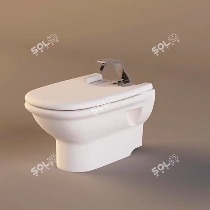 Giralda Bidet: Elegant and Functional 3D model image 1
