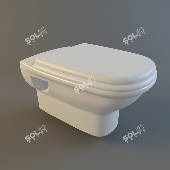 Roca Giralda Toilet 3D model image 1