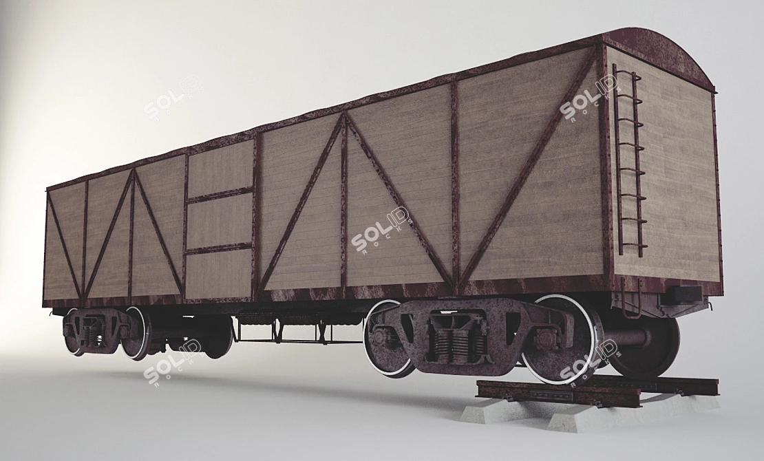 Sleek Ride: Modern Wagon 3D model image 1