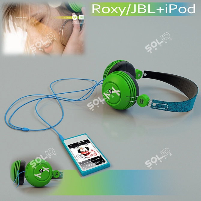 NanoTunes: JBL/Roxy Headphones included 3D model image 1