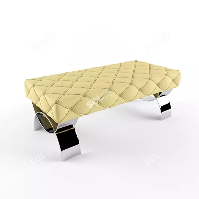 Cozy Comfortable Sofa 3D model image 1