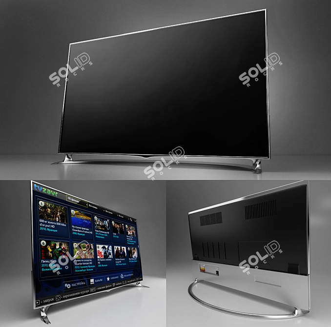 Sleek Samsung 2013 Smart TV 3D model image 1