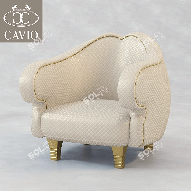 Elegant Verona Armchair: Modern Comfort 3D model image 1