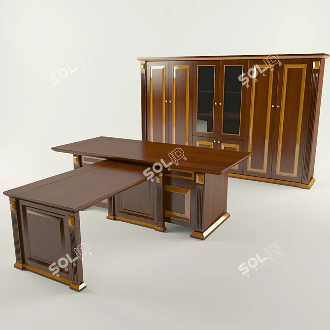 Versatile Office Furniture 3D model image 1