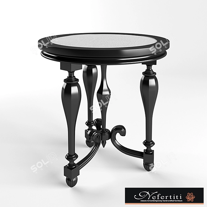 Elegant Carmen Table: Nefertiti Designs 3D model image 1