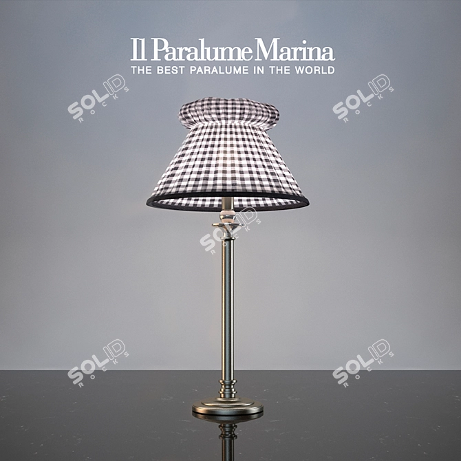 Elegant Table Lamp: Il Paralume Marina 3D model image 1