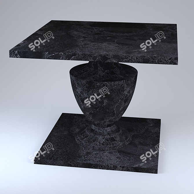 GUADARTE H1185 - Sleek Textured Table 3D model image 1