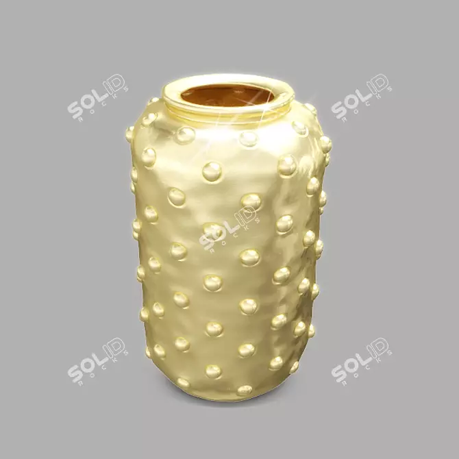 Kelly Wearstler Studded Vase 3D model image 1