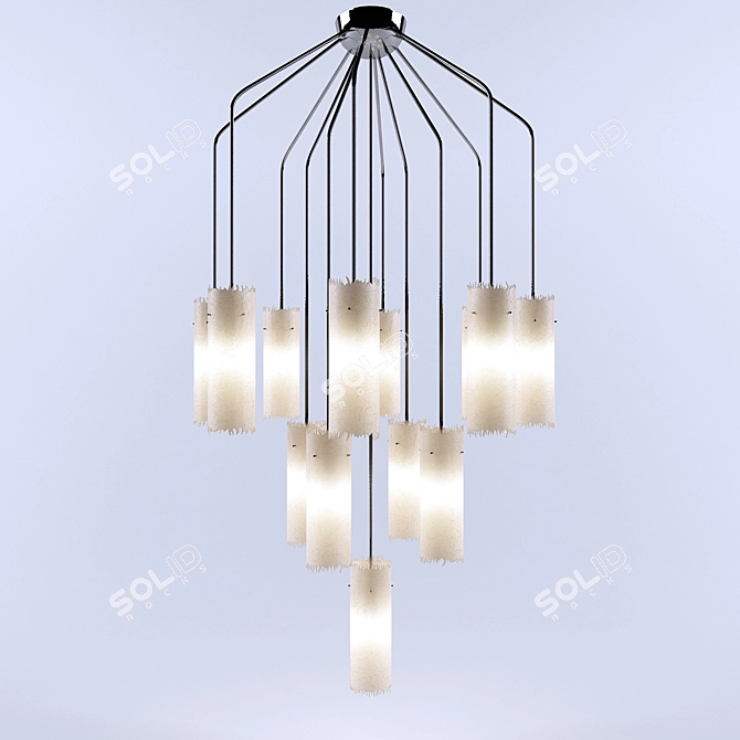 PostKrisi 0045-0046 Pendant Light 3D model image 1