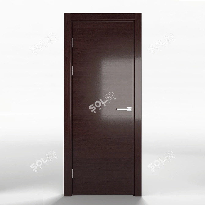 Elegant Wooder Miola M2 Door 3D model image 1
