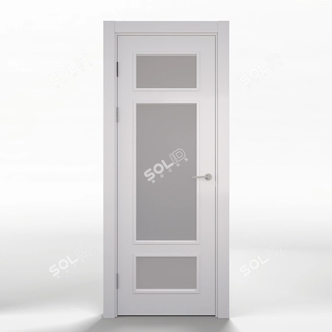 Miola M5 Wood Door 3D model image 1