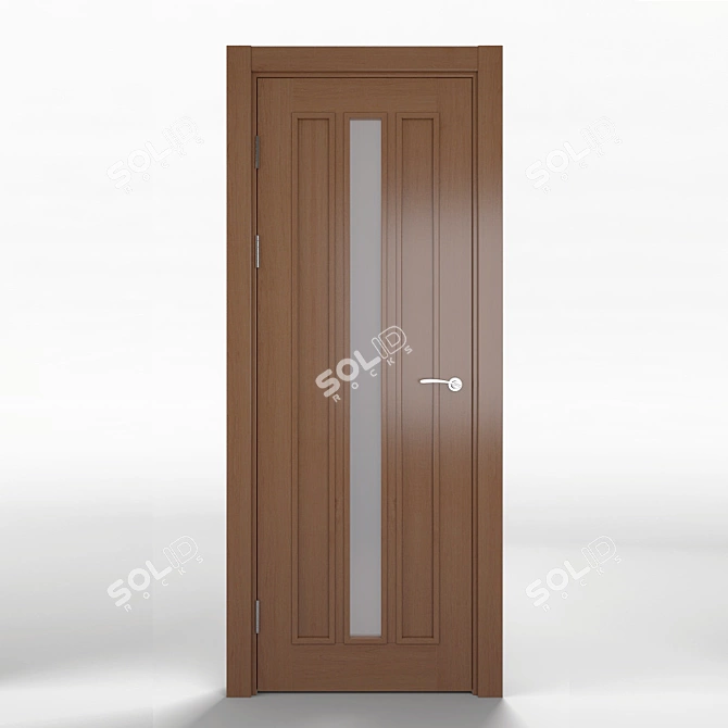 Elegant Wooder Miola M9 Door 3D model image 1