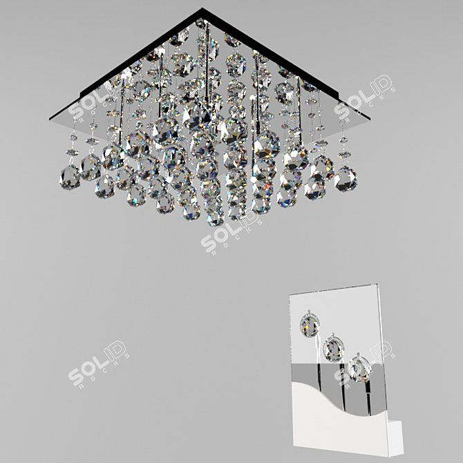 Sophisticated Wofi Haifa Pendant 3D model image 1