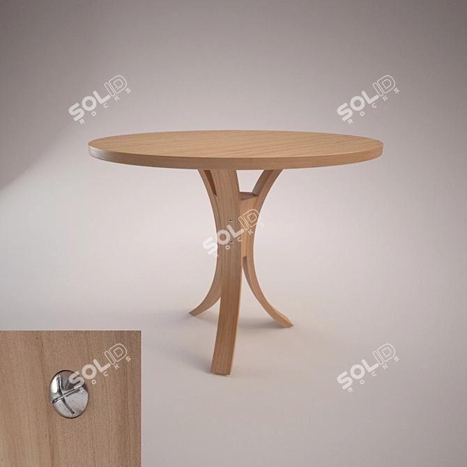 Personalized Accent Table 3D model image 1