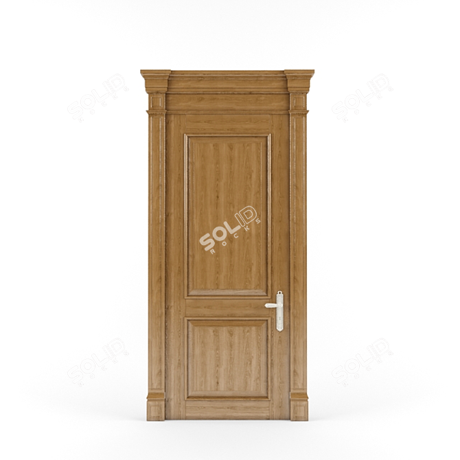 Timeless Elegance: Classic Door 3D model image 1