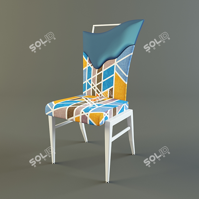 Colorful Chair 3D model image 1