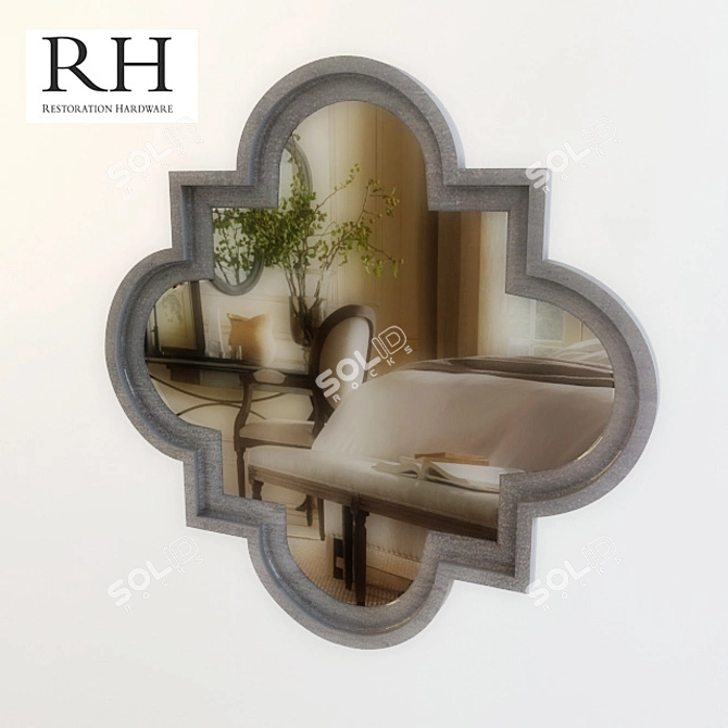 Mirror Seal Brown 3D model image 1