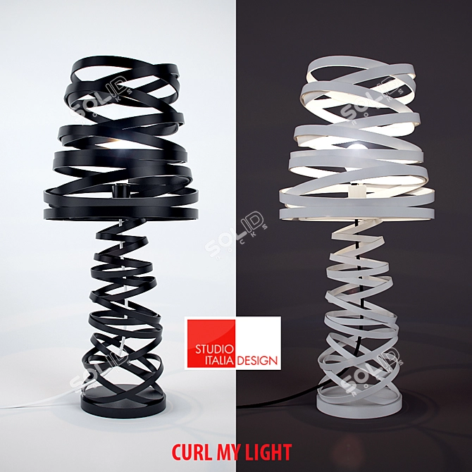 Curl Me Up - Studio Italia Light 3D model image 1