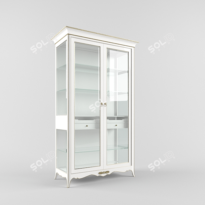 Customized Material Sideboard 3D model image 1