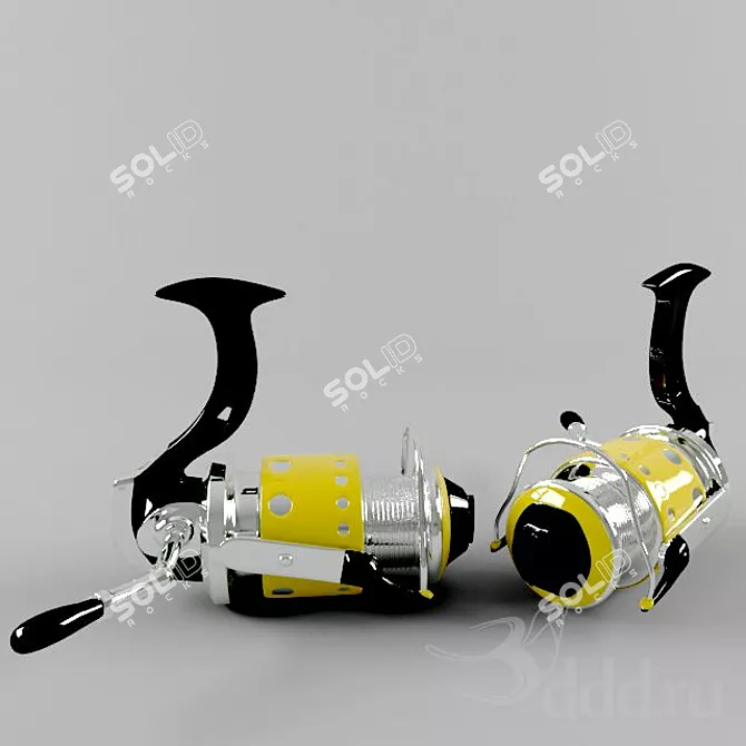 Pro Angler Fishing Reel 3D model image 1